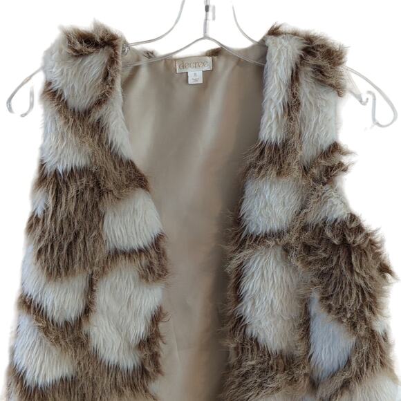EUC Decree Faux Fur Vest, S - Picture 2 of 5